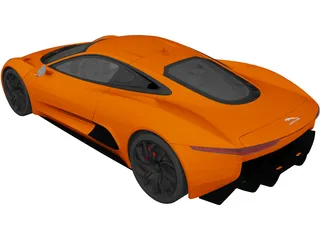 Jaguar C-X75 Concept 3D Model preview