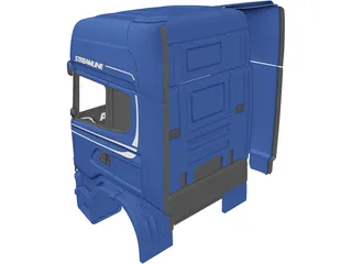 Scania R730 Cabin 3D Model preview