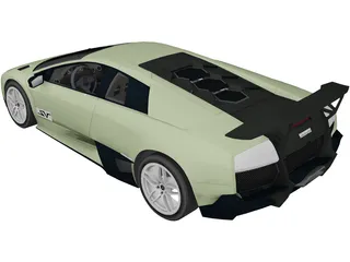 Lamborghini Murcielago LP670 SV 3D Model preview