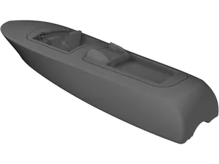 Riva Speed Boat 3D Model preview