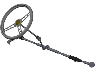 Steering Assembly 3D Model preview