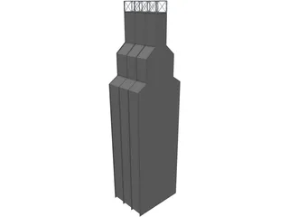 Grain Dryer 3D Model preview