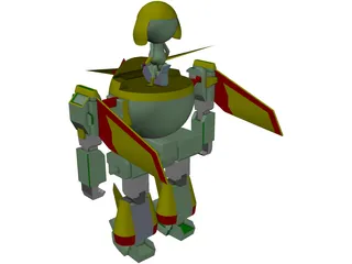 Keroro Robo Mk-II 3D Model preview