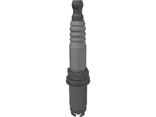 Spark Plug 3D Model preview