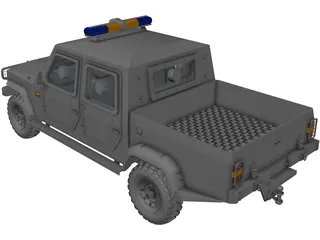 Jeep Agrale SUV 3D Model preview