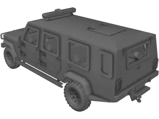 Jeep Agrale Double Cab 3D Model preview