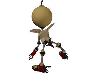 Bomba 3D Model preview