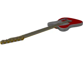 Guitar Electric 3D Model preview