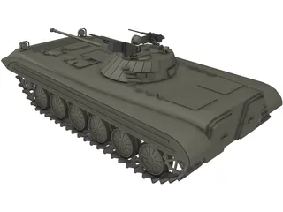 APC Tank 3D Model preview