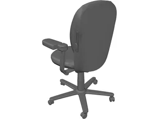 Office Chair 3D Model preview