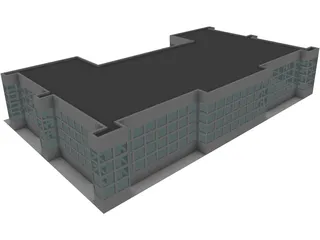 Postal Complex 3D Model preview