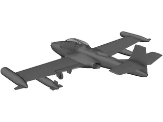 Cessna A37 Dragonfly 3D Model preview