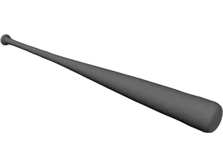 Baseball Bat 3D Model preview