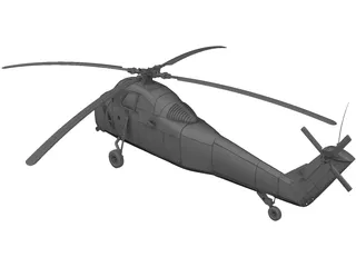 Sikorsky HUS-1 Seahorse 3D Model preview