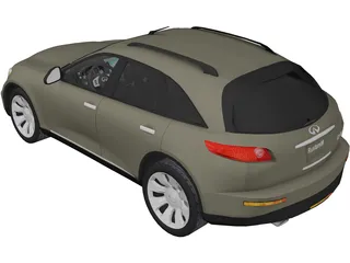 Infiniti FX45 3D Model preview