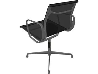 Eames Aluminum Group 3D Model preview