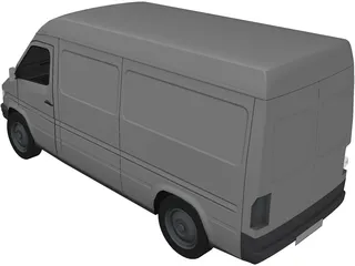 Mercedes-Benz Sprinter 3D Model preview