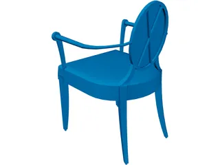Chair Barbara Berry 3D Model preview