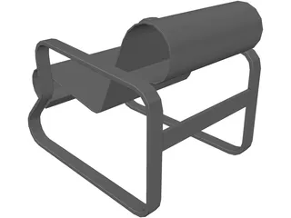 Chair Paemo 3D Model preview