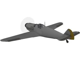 Messerschmitt BF-109G6 3D Model preview