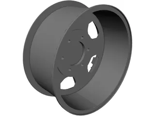 Wheel Isuzu 3D Model preview