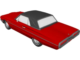 Ford Thunderbird (1964) 3D Model preview