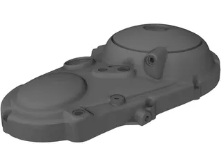 Clutch Cover 3D Model preview