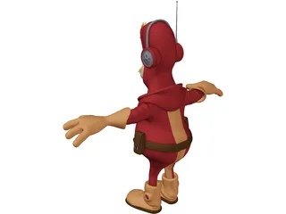 Jack Napalm 3D Model preview