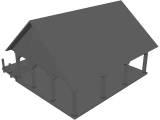 Park Pavillion 3D Model preview