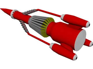 Thunderbird 3D Model preview