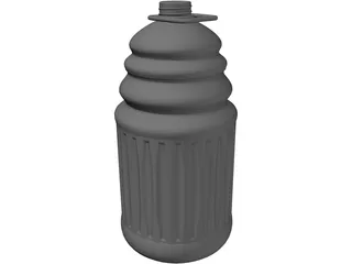 Bottle 128oz 3D Model preview