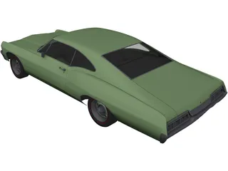 Chevrolet Impala (1963) 3D Model preview