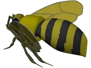 Bee 3D Model preview