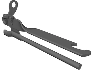 Can Opener 3D Model preview