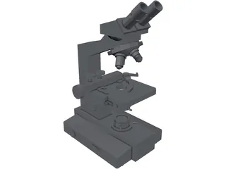 Microscope 3D Model preview