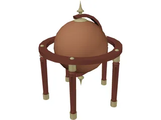 Mappemonde (1900) 3D Model preview