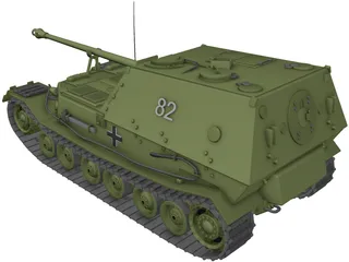 SAU Ferdinand 3D Model preview
