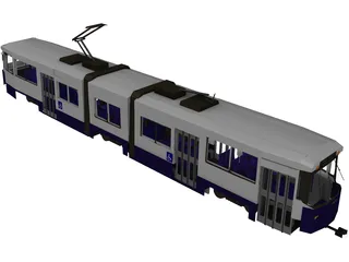 Streetcar 3D Model preview