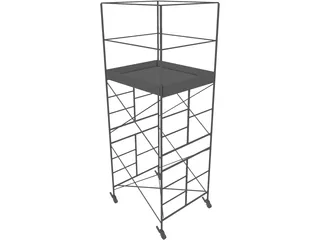 Rolling Tower 3D Model preview