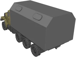 Ural Truck 3D Model preview