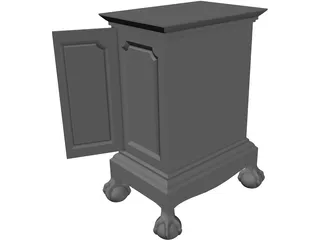 Cabinet of Curiosities 3D Model preview