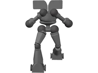 MECH Robot 3D Model preview