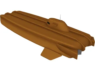 Future Submarine 3D Model preview