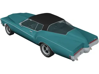 Buick Riviera Boattail (1972) 3D Model preview