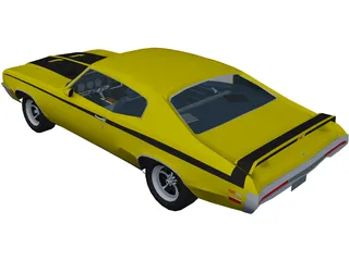 Buick GSX Stage 1 (1970) 3D Model preview