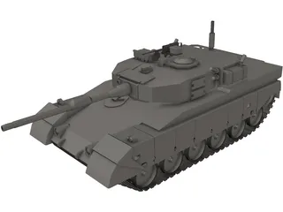 Tank Battle 3D Model preview