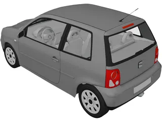 Seat Arosa 3D Model preview