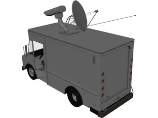 Chevrolet TV Van (1988) 3D Model preview