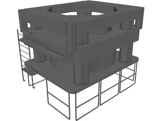 HCR2000 Casing Driver 3D Model preview