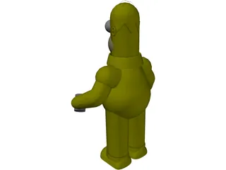 Simpsons Homer 3D Model preview